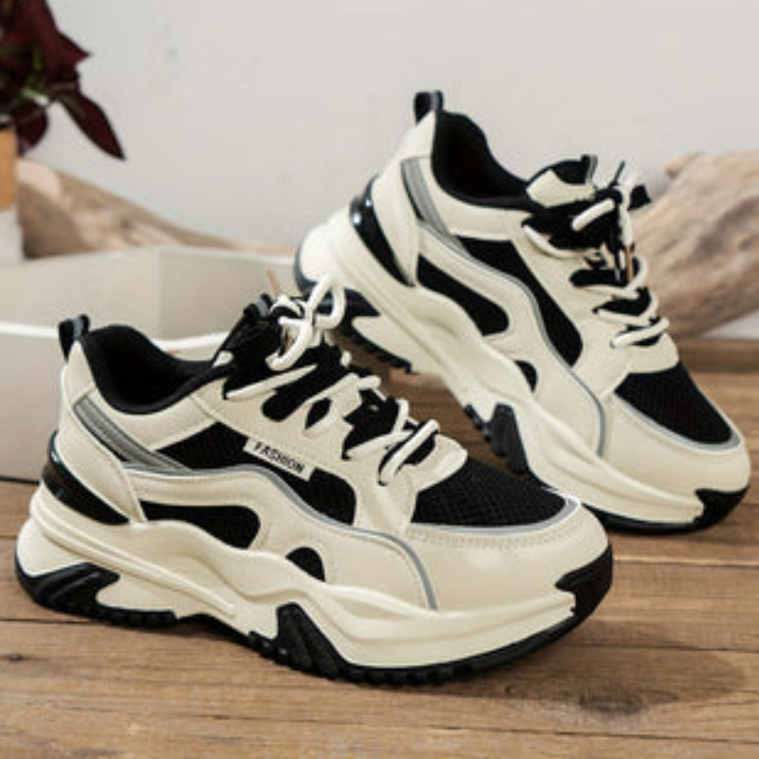 Elevated Komfortsko til Kvinder – Stilfuldt Højsål Design Kvinders sneakers Tech Butik