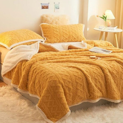 Dobbeltsidet Fløjlsdyne – Luksuriøs Komfort til Rolige Nætter Tech Butik Gul Standard : 59x78 pouces Uden pudebetræk