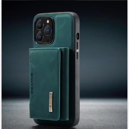 Premium Læder iPhone Cover – 2-i-1 Magnetisk Pung, Kortholder & Stativfunktion Mobiltelefoncovers Tech Butik