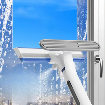 3-i-1 Teleskopisk Vinduesrenser – Spray, Vask & Tør med Lethed Tools Tech Butik