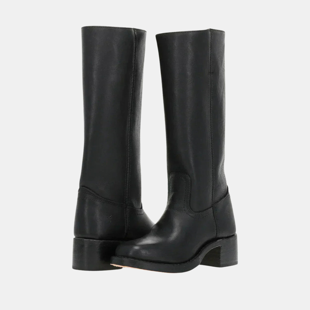 Klassiske Dame Støvler med Blokhæl – Tidløs Stil og Komfort Hele Dagen Women's Boots Tech Butik Sort 36