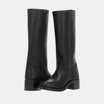 Klassiske Dame Støvler med Blokhæl – Tidløs Stil og Komfort Hele Dagen Women's Boots Tech Butik Sort 36