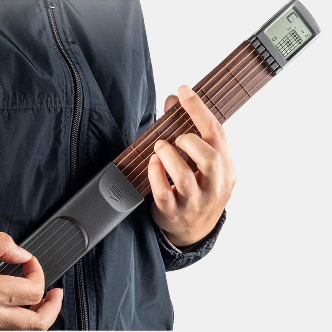 Pocket Guitar Trainer – Lær Guitar Når Som Helst, Hvor Som Helst Guitar Træningsværktøjer Tech Butik TASCHENGITARRE med visning