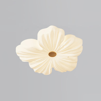Creme Blomster Loftslampe – elegant belysning med floralt præg Ceiling Lamp Tech Butik