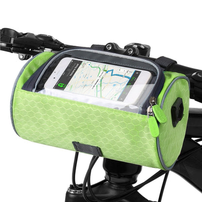 Cykeltaske med Touchscreen og Regnafvisende Design Gadgets Tech Butik Grøn