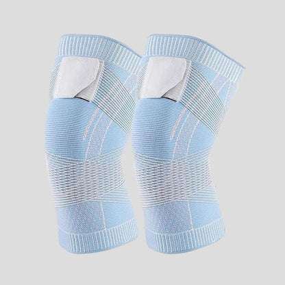 Justerbar Knækompressionsærme – Støttebandage med Sikker Rem Health & Beauty Tech Butik Himmelblå S