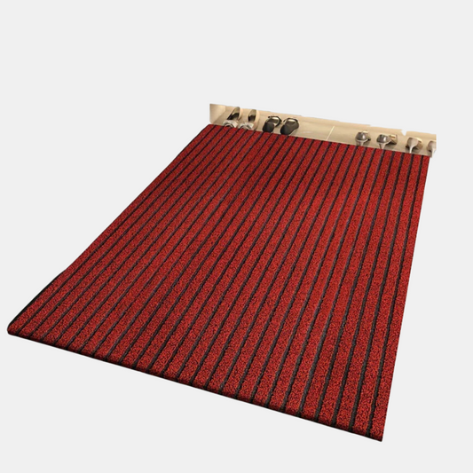 Dørmåtte til Indendørs og Udendørs Brug – Vejrbestandig og Stilfuld Dørmåtter Tech Butik Rød 50 x 80 cm