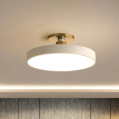 Skandinavisk Inspireret LED Loftlampe til Moderne Interiør Loftslampe Tech Butik Hvid Dia 30cm