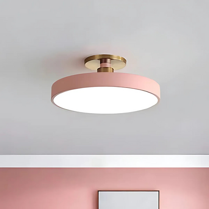 Skandinavisk Inspireret LED Loftlampe til Moderne Interiør Loftslampe Tech Butik Rosa Dia 30cm
