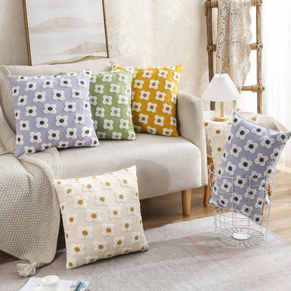 Broderet Lændepudebetræk til Forårscharme Throw Pillows Tech Butik