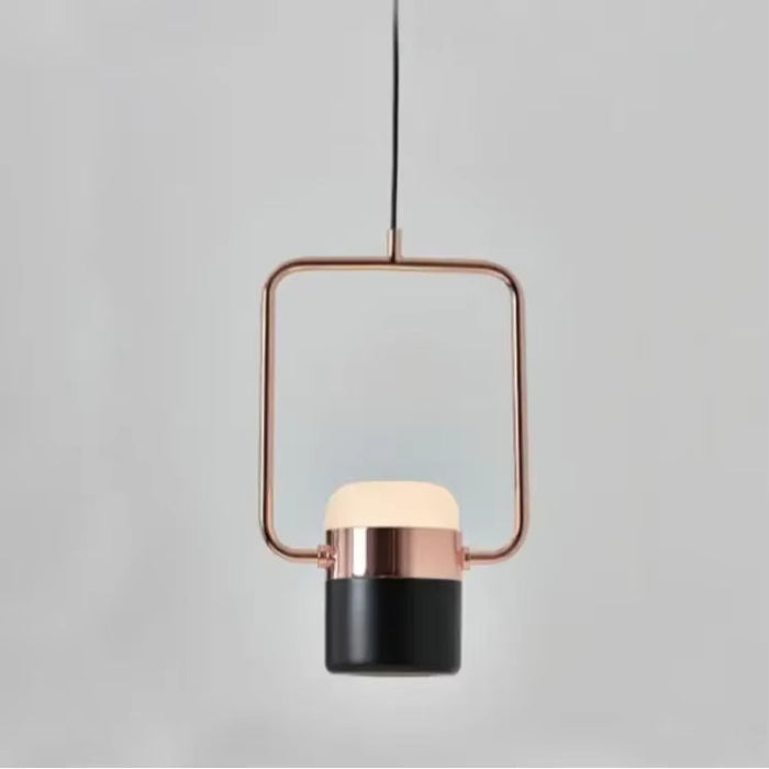 Dekorativ Moderne Loftlampe med Rene Linjer Hængelamper Tech Butik Sort B Varm hvid lys