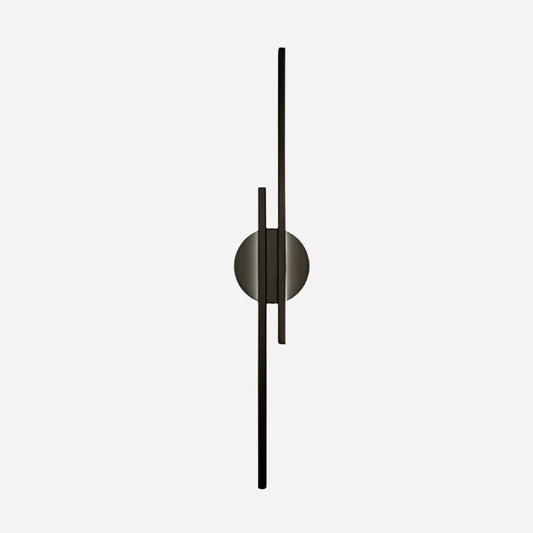 Duo Glow Elegant Nordic Væglampe til interiør Væglamper Tech Butik 55 cm Sort Varm hvid