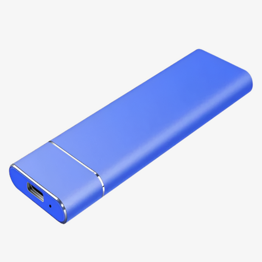 Ekstern SSD med Høj Hastighed og Vandafvisning Harddiske Tech Butik Blå