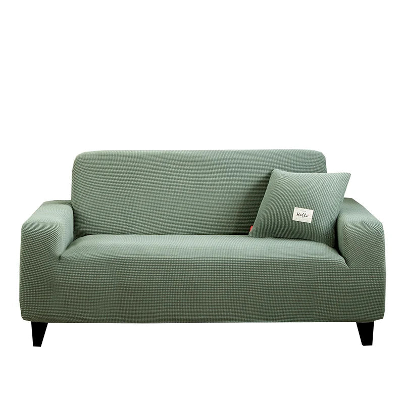 Elastisk Sofaovertræk – Vandafvisende & Maskinvaskbar (1–4 Personers) Sofaovertræk Tech Butik Ærtegrøn 2 Siddepladser (135-170 cm)