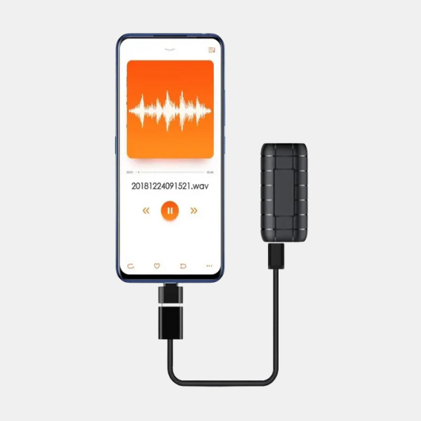 Bærbar Mini Stemmeaktiveret Optager – 500 timers Batteri & OTG-overførsel Voice Recorder Tech Butik