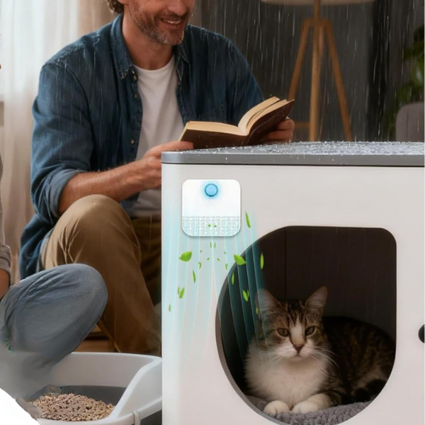 Smart Katte Lugt Renser – Avanceret Luftforfriskning til Kæledyrsejere Cat Odor Purifier Tech Butik