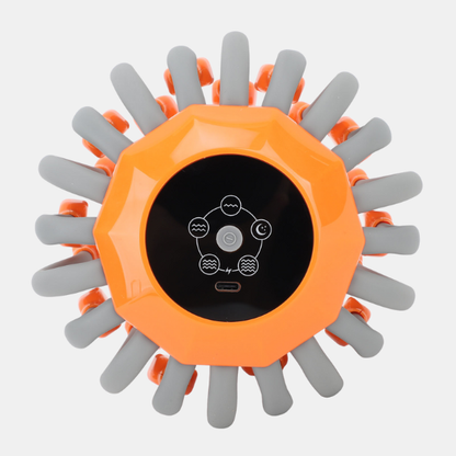 Avanceret 20-Hoved Hovedbundsmassager – Vibration & Rødt Lys Afslapning Scalp Massager Tech Butik