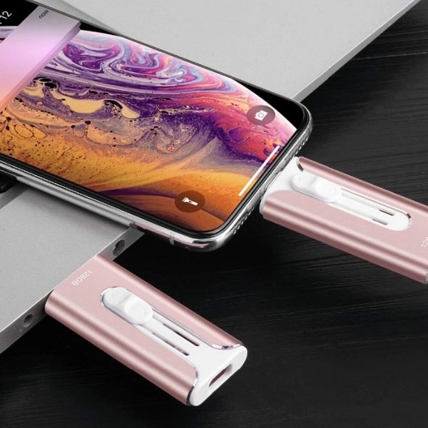 Bærbar 4-i-1 USB Flashdrev – Robust Lagerplads til Flere Enheder USB-flashdrev Tech Butik