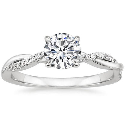 Elegant Guldring – Tidløs Skønhed med et Unikt Twist Jewelry Tech Butik Hvidguld 6