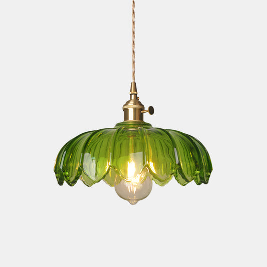 Elegant Bobleglas Loftlampe til Romantisk Hjemmebelysning Hængelamper Tech Butik Grøn