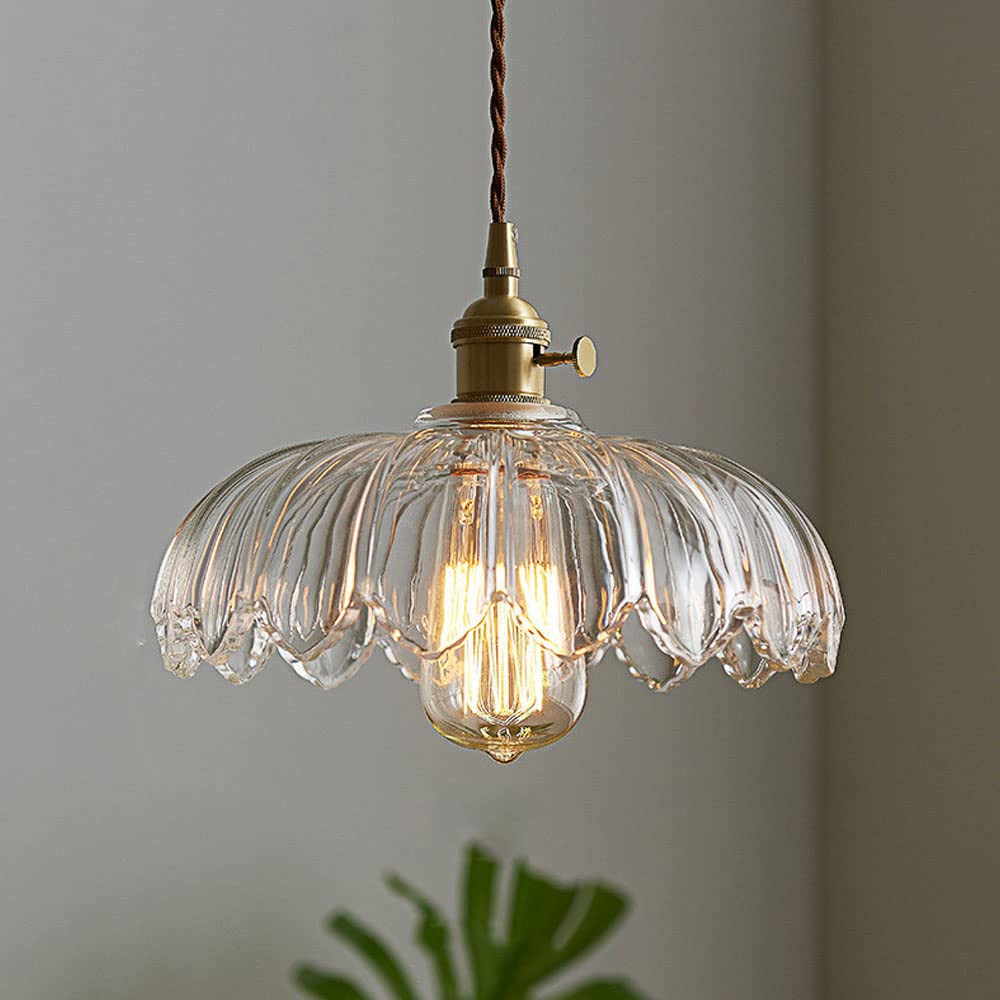 Elegant Bobleglas Loftlampe til Romantisk Hjemmebelysning Hængelamper Tech Butik Gennemsigtig