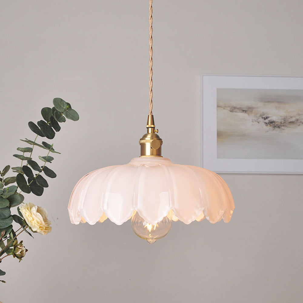 Elegant Bobleglas Loftlampe til Romantisk Hjemmebelysning Hængelamper Tech Butik Hvid