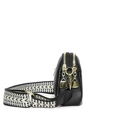 Crossbody Skuldertaske – Elegant Alligatormønster for Tidløs Stil Håndtasker Tech Butik