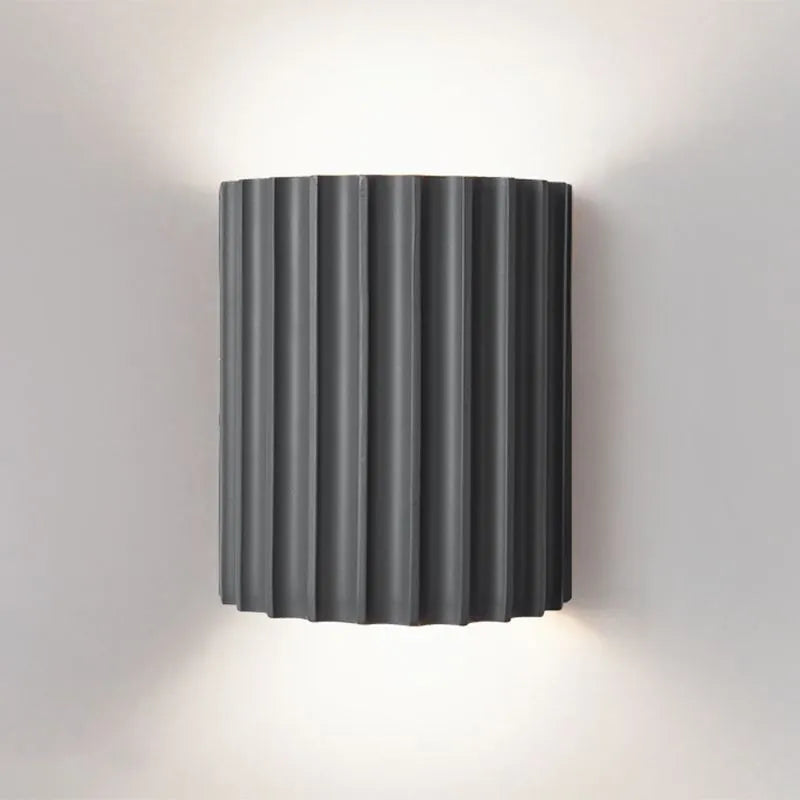 Elegant Dekorativ LED Lampe til Hjemmet Væglamper Tech Butik Grå Kølig hvid