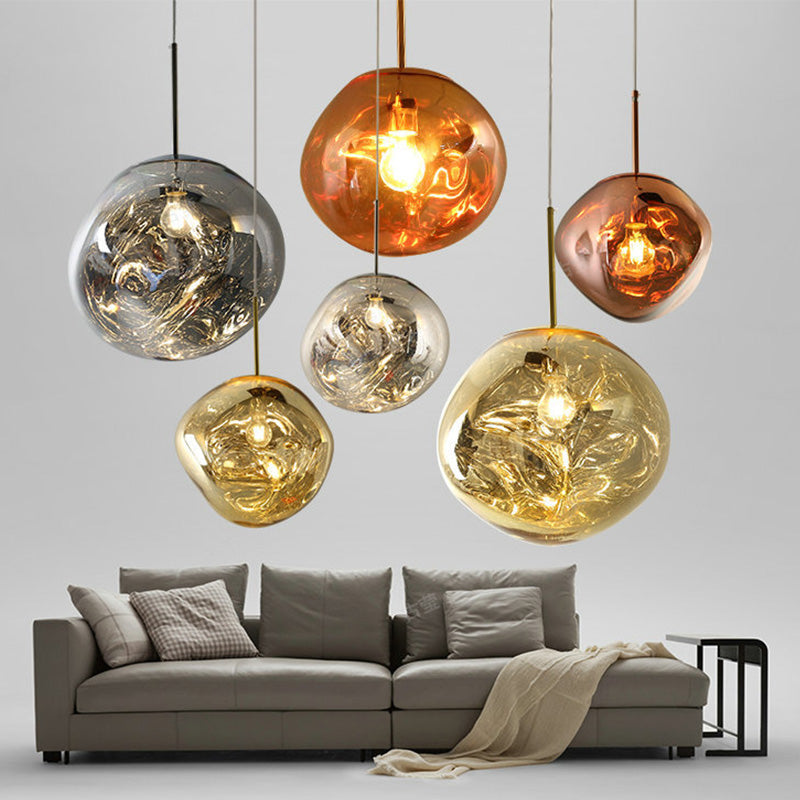 Elegant Glas Lampe - Minimalistisk Hanglamp til Moderne Indretning Pendellampe Tech Butik