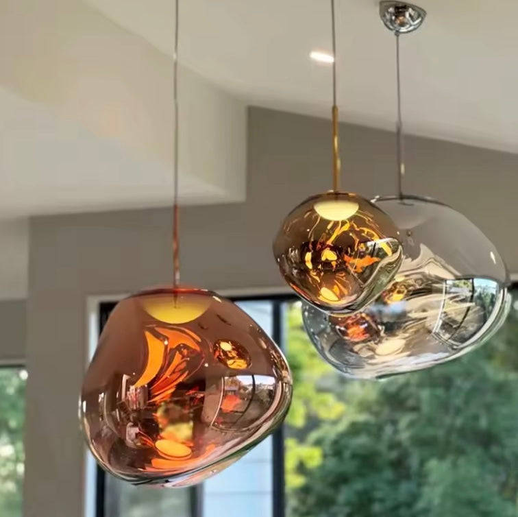 Elegant Glas Lampe - Minimalistisk Hanglamp til Moderne Indretning Pendellampe Tech Butik