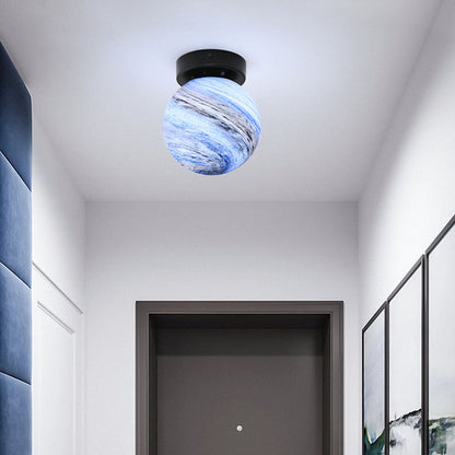 Glasloftlampe i Kugleform – Moderne Design Belysning Tech Butik