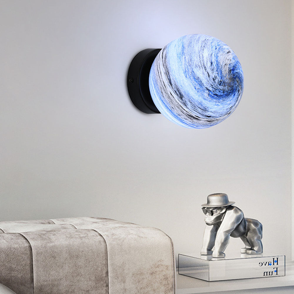 Glasloftlampe i Kugleform – Moderne Design Belysning Tech Butik