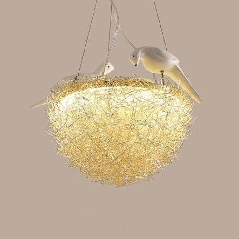 Elegant Gold Loftlampe med LED Lys Loftslampe Tech Butik J - 50cm 51-60W Guld