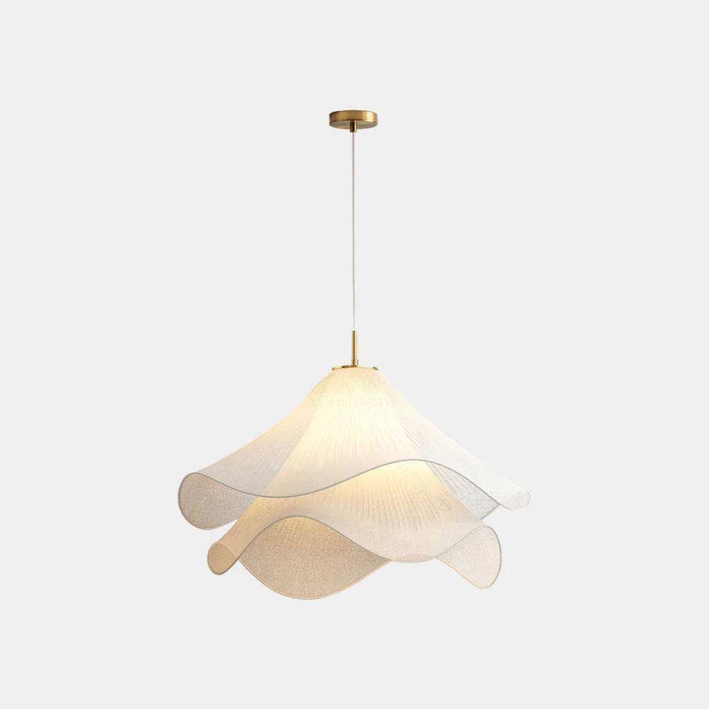 Elegant Hængelampe med Blomsterinspireret Design Belysning Tech Butik Ø40 cm