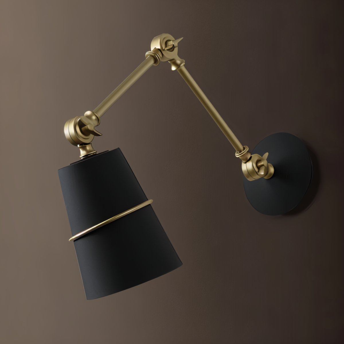 Elegant Justerbar LED-væglampe med Lang Arm til Moderne Rum Væglamper Tech Butik