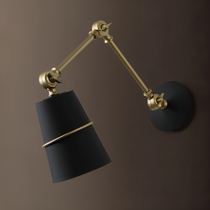 Elegant Justerbar LED-væglampe med Lang Arm til Moderne Rum Væglamper Tech Butik