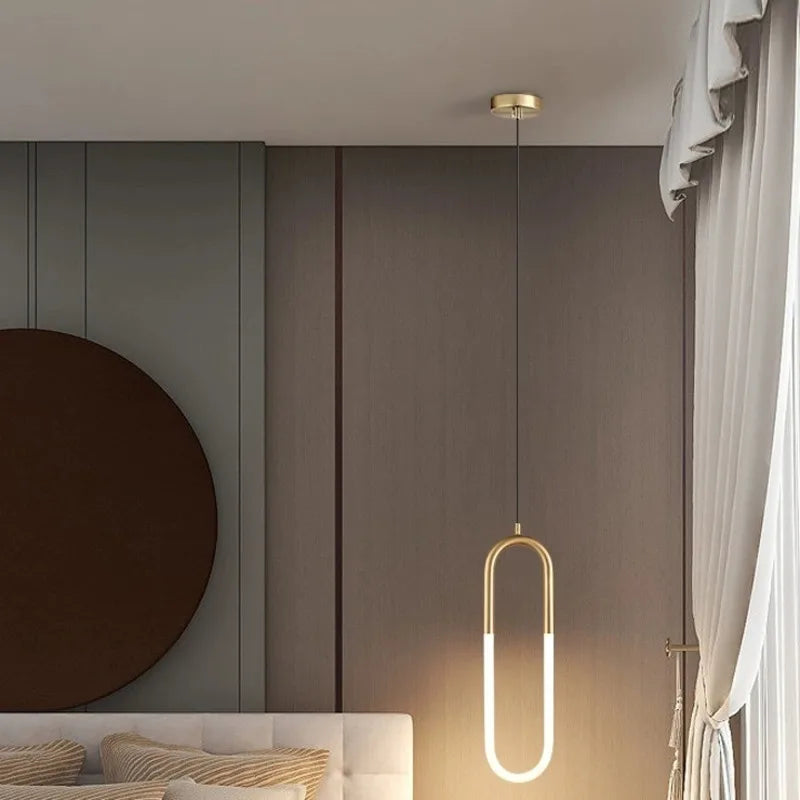 Elegant Justerbar LED Pendel til Moderne Indendørs Belysning Hængelamper Tech Butik