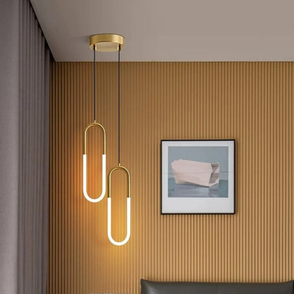 Elegant Justerbar LED Pendel til Moderne Indendørs Belysning Hængelamper Tech Butik