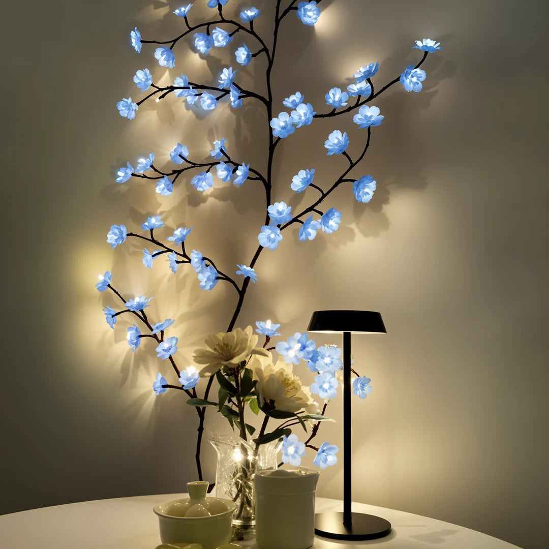 Kirsebærblomster Væglys med USB Strøm – Fortryllende LED Dekoration til Hygge og Elegance Væglamper Tech Butik