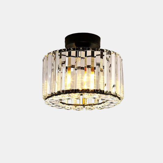 Luksuriøs Krystal Loftlampe til Elegant Hjemmebelysning Loftslampe Tech Butik Sort