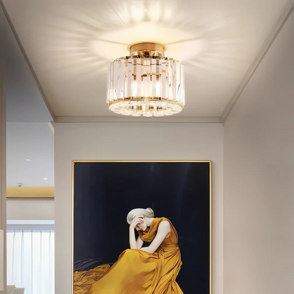 Luksuriøs Krystal Loftlampe til Elegant Hjemmebelysning Loftslampe Tech Butik