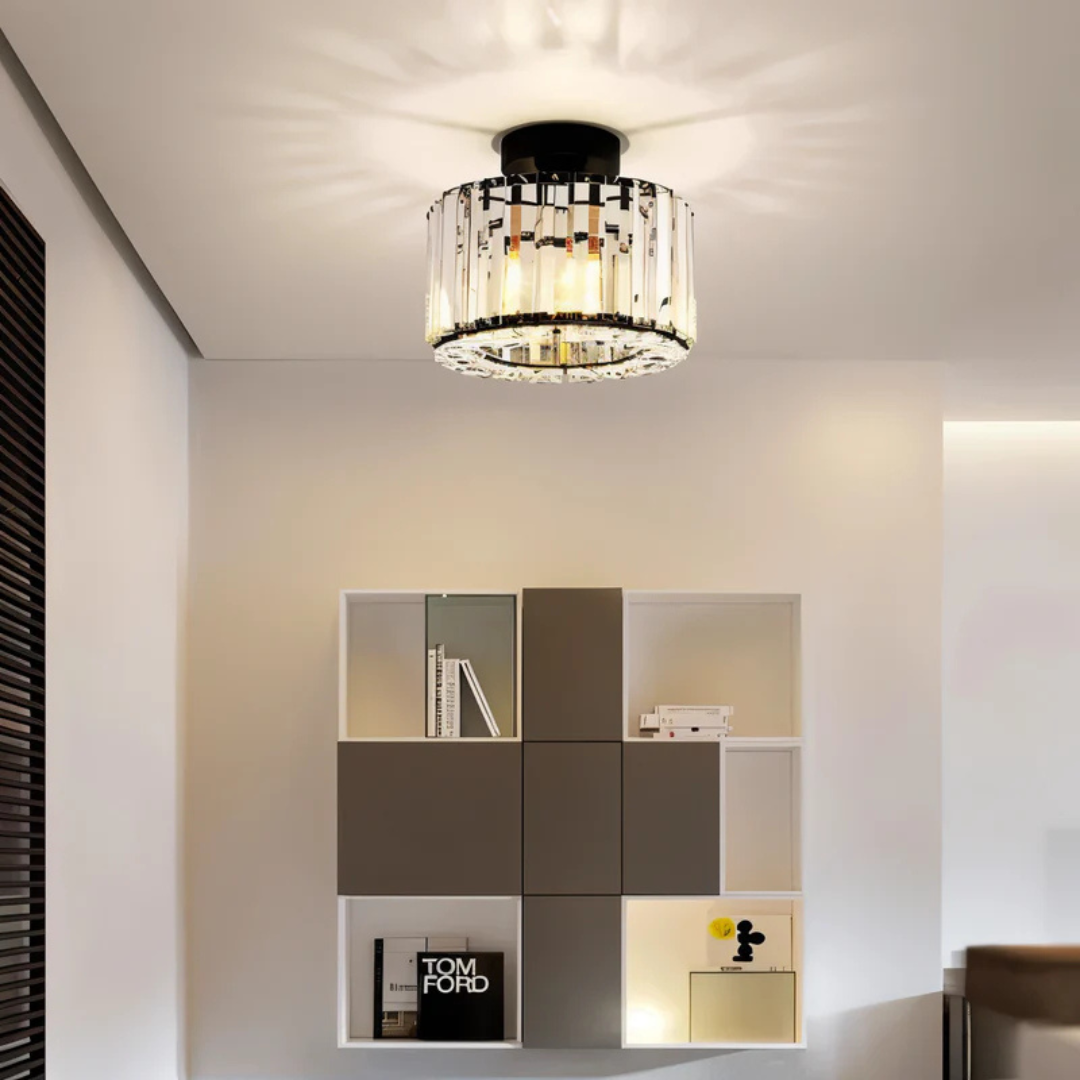 Luksuriøs Krystal Loftlampe til Elegant Hjemmebelysning Loftslampe Tech Butik