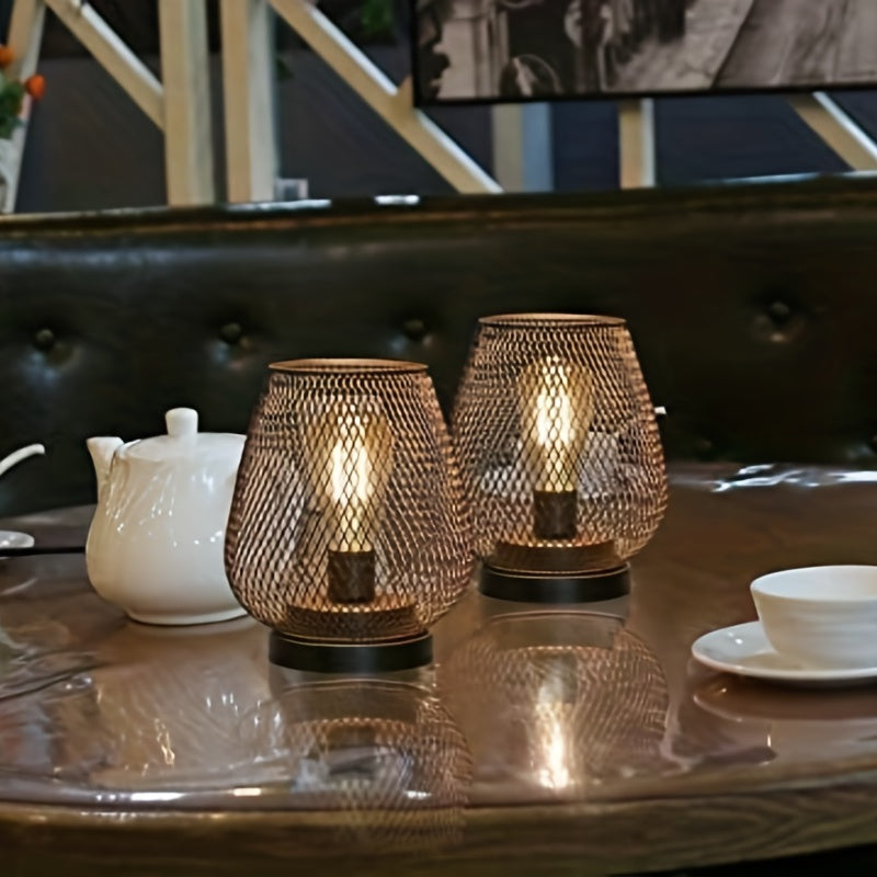 Elegant LED-Laterne til Indendørs og Udendørs Brug - Varm Hvid Belysning Bordlampe Tech Butik