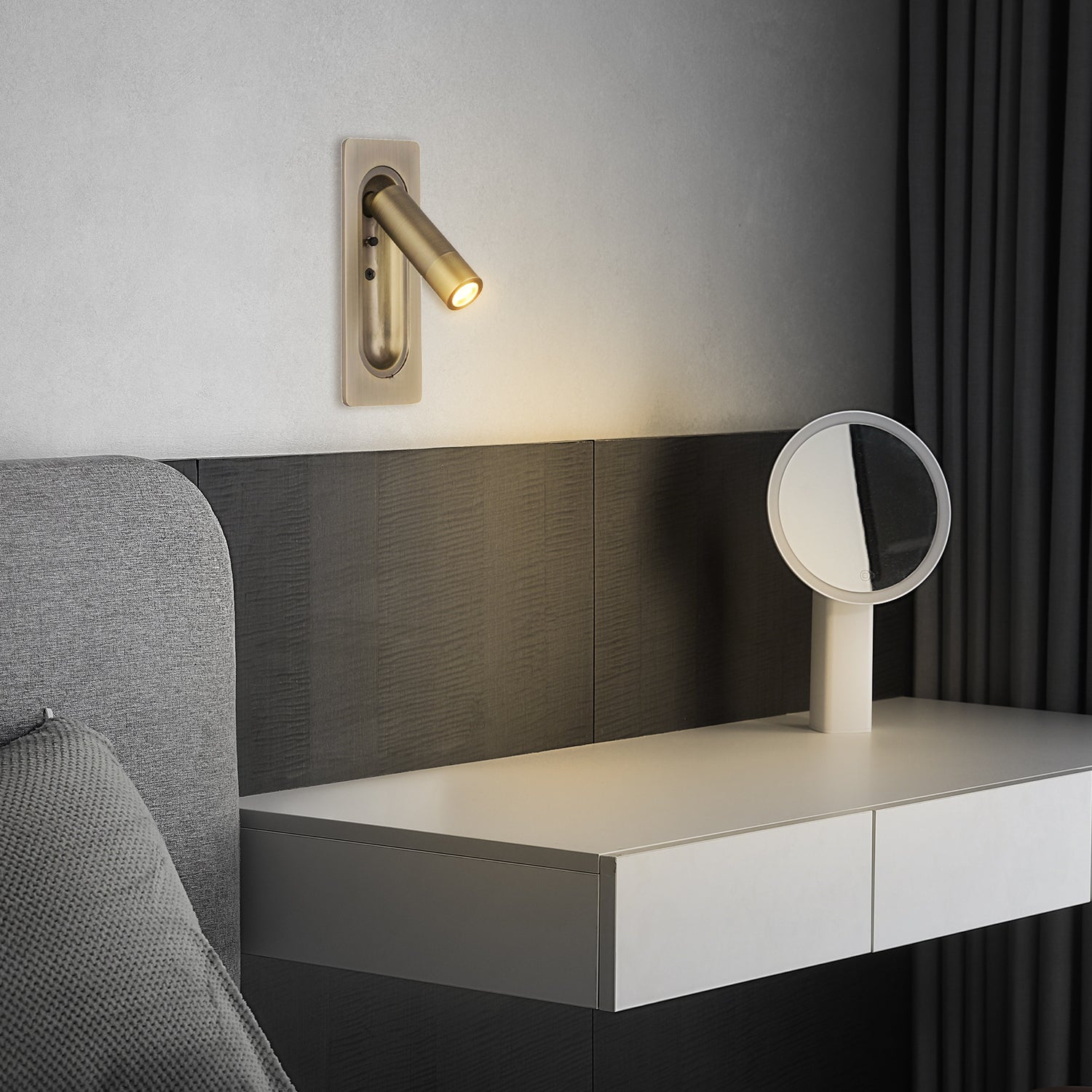Elegant LED-væglampe med justerbar lysretning Væglampe Tech Butik