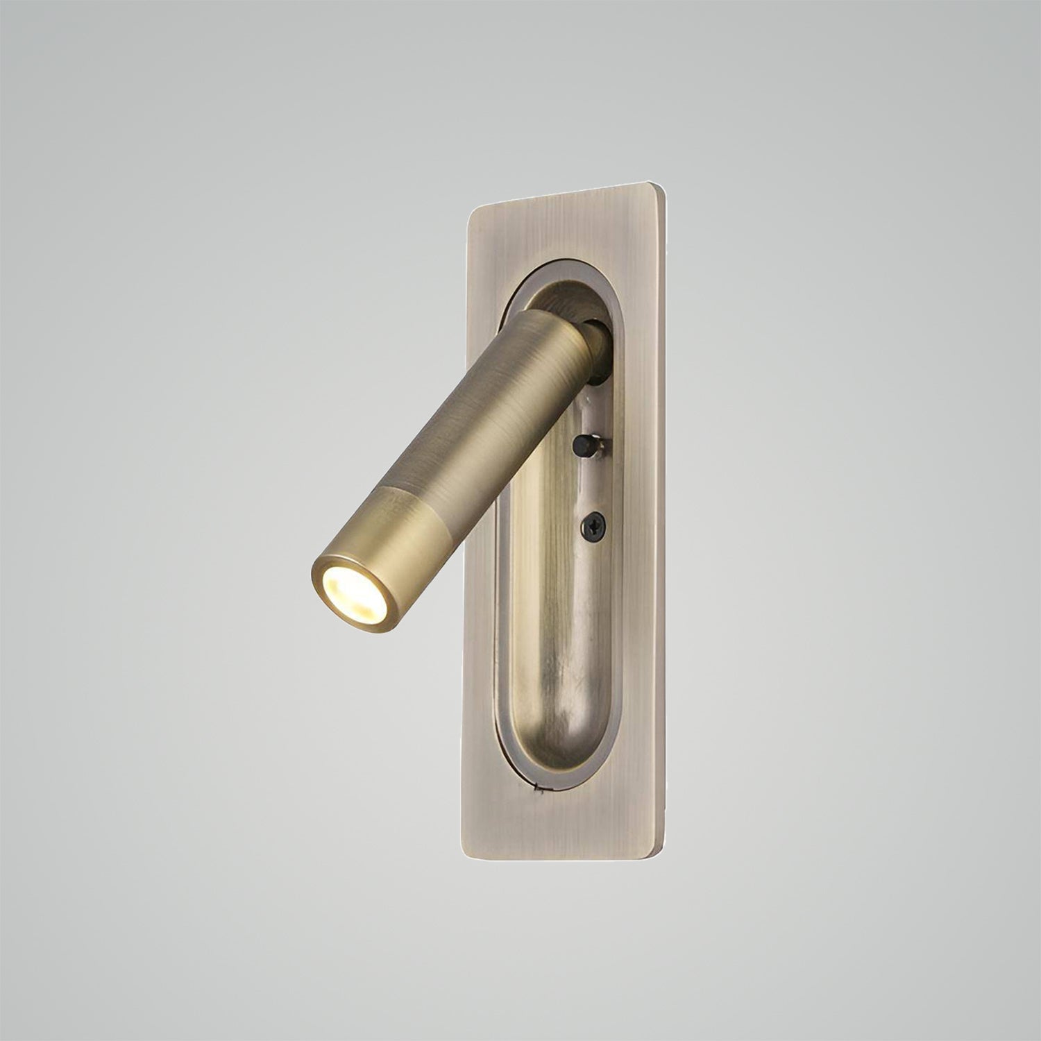 Elegant LED-væglampe med justerbar lysretning Væglampe Tech Butik Nikkel Varm Hvid