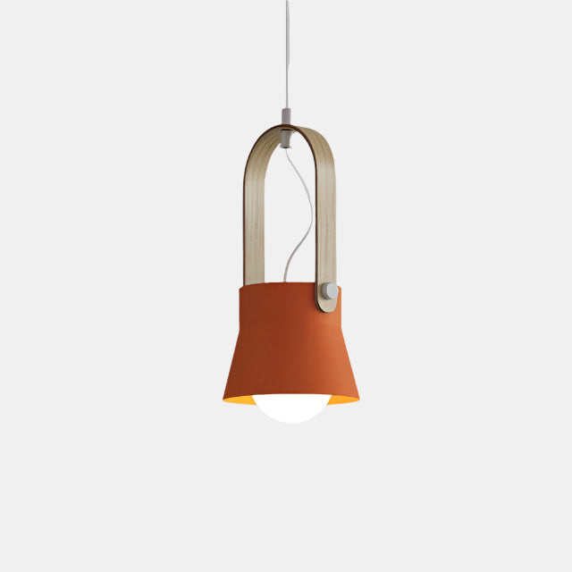 Elegant LED Pendel med Nordisk Design til Moderne Indretning Hængelamper Tech Butik S Orange