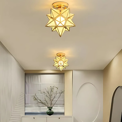 Elegant LED Plafondlampe med Stjernerneffekt Pendellampe Tech Butik