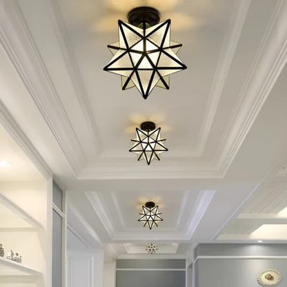 Elegant LED Plafondlampe med Stjernerneffekt Pendellampe Tech Butik