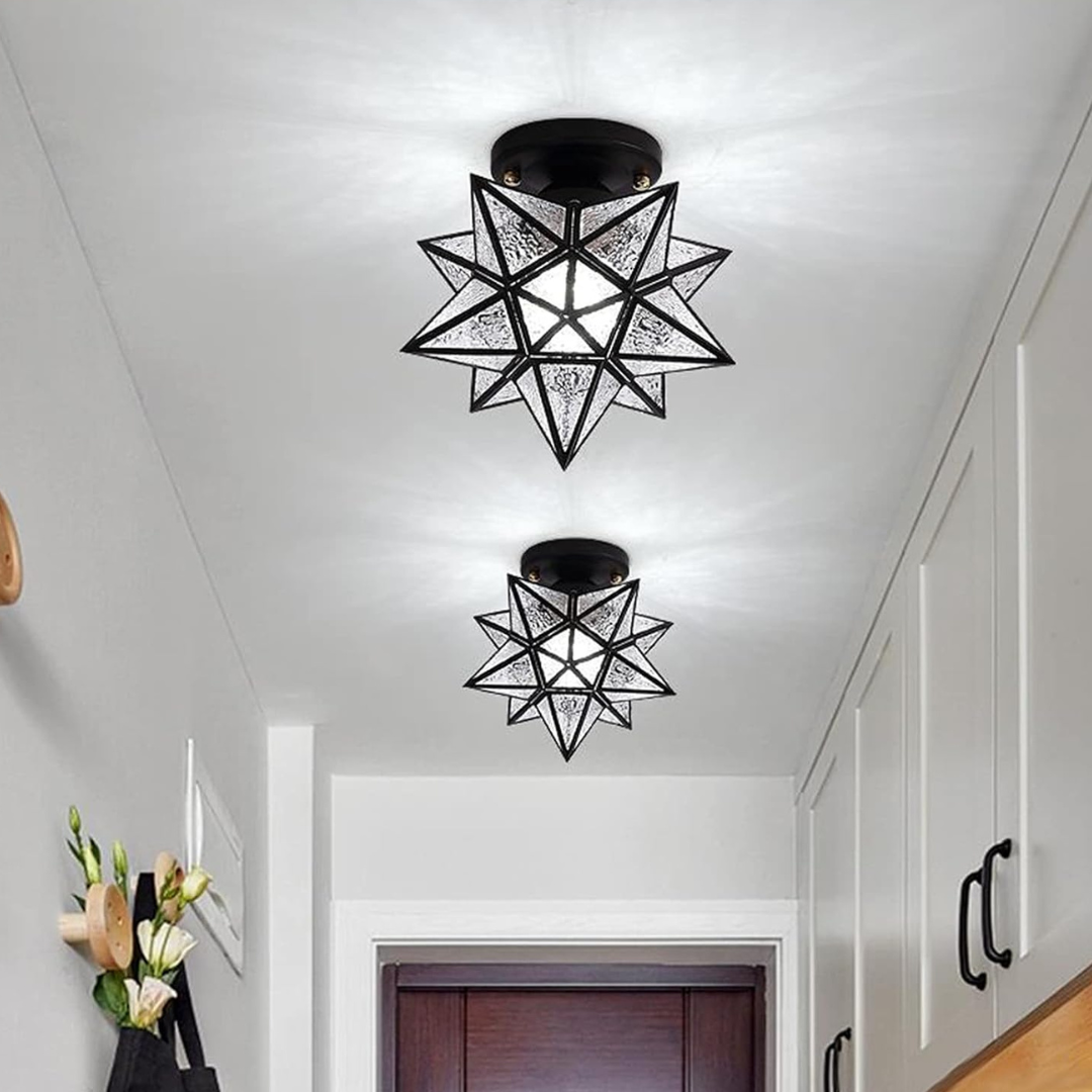 Elegant LED Plafondlampe med Stjernerneffekt Pendellampe Tech Butik