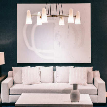 Elegant Loftlysekrone med Kugleformede Lys Hængende lamper Tech Butik